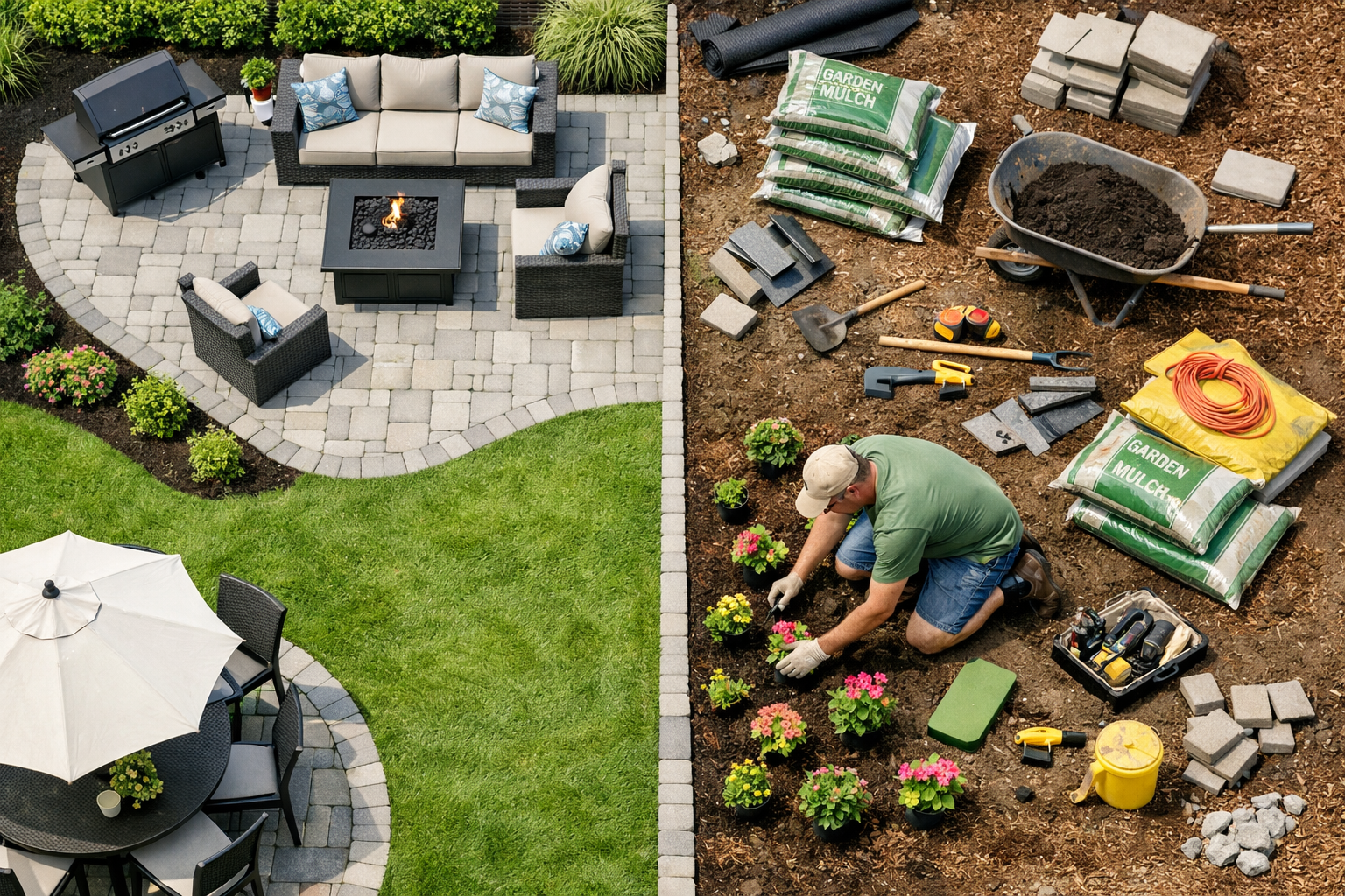 DIY vs Professional Landscaping: Cost Comparison & When to Hire