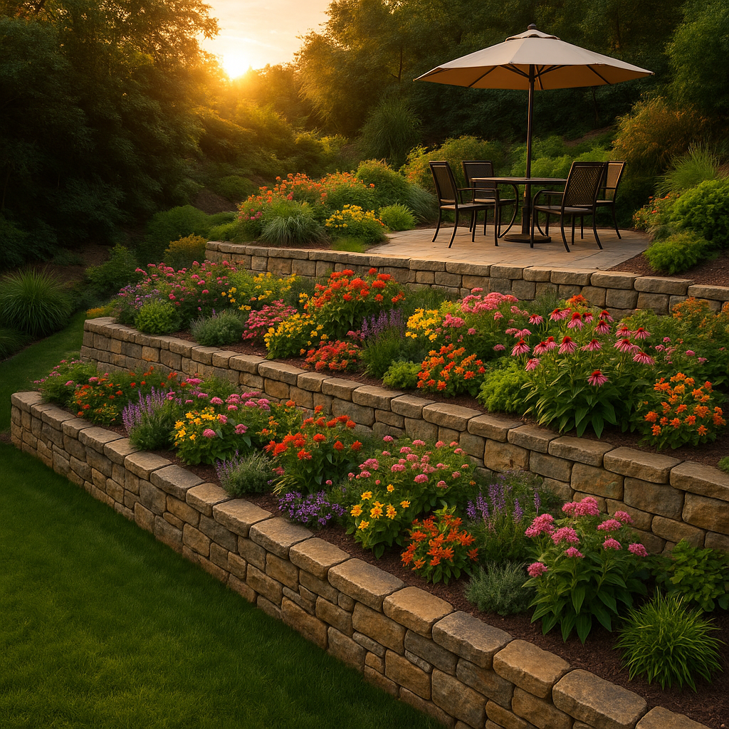 5 Ways to Landscape a Sloped Backyard: The 3-Zone Strategy